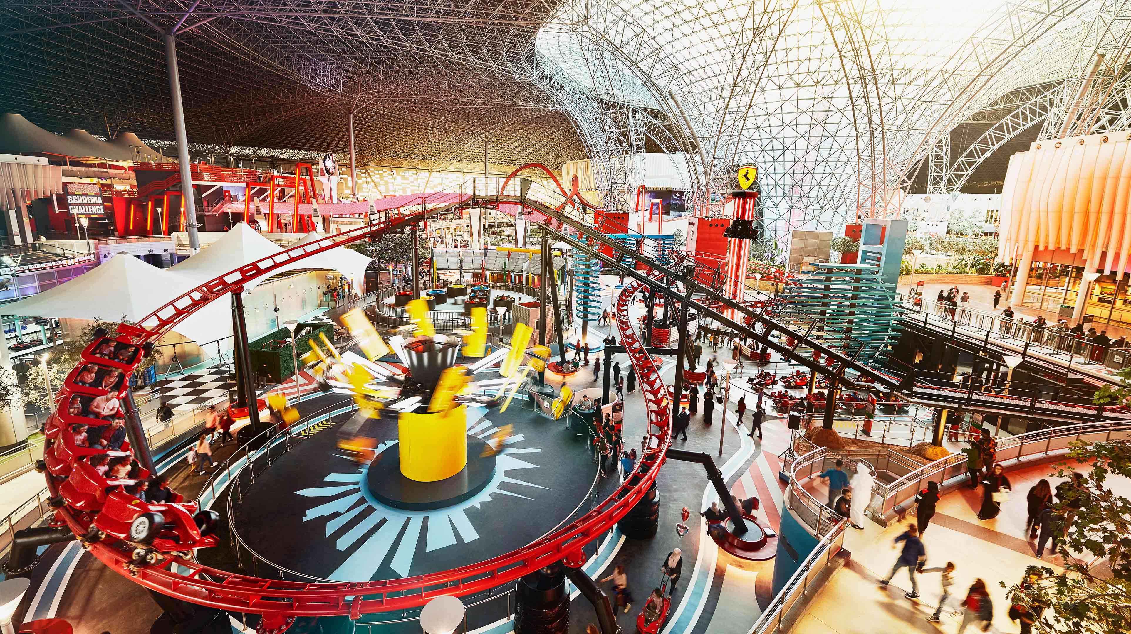 Inner view of ferrari world