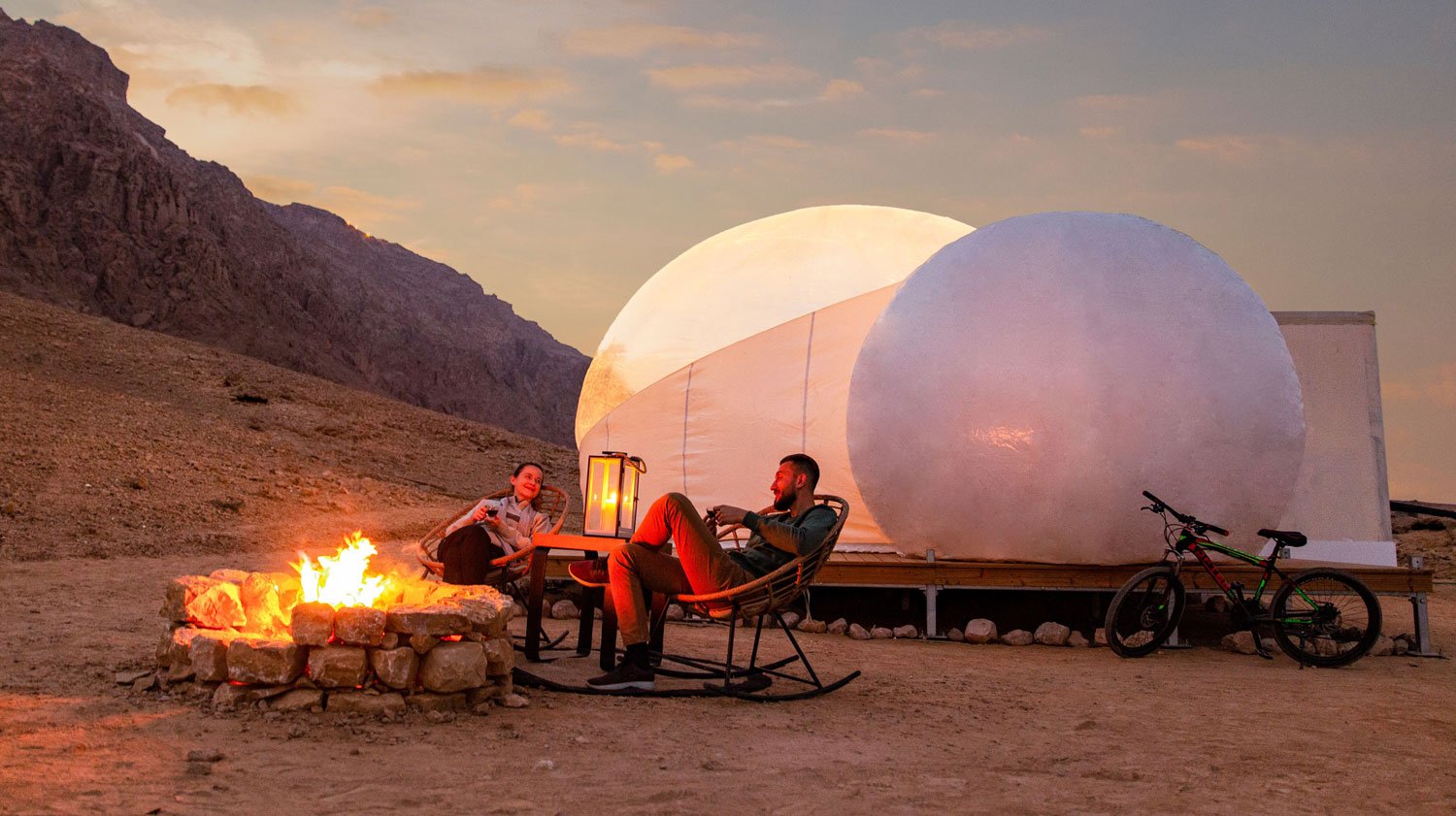 Spend the night at Jebel Hafit Desert Park 