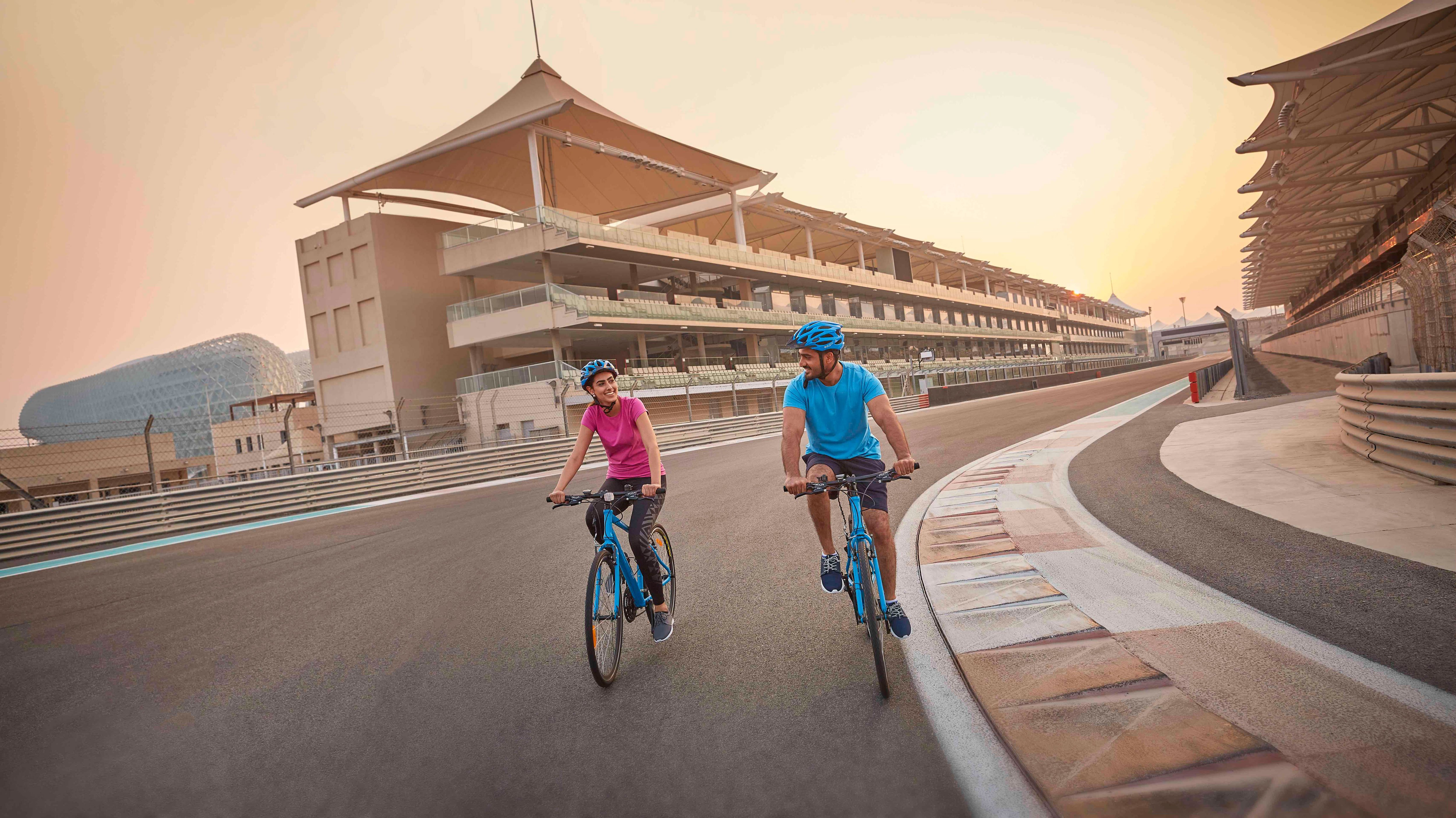 Cycle on Yas Island