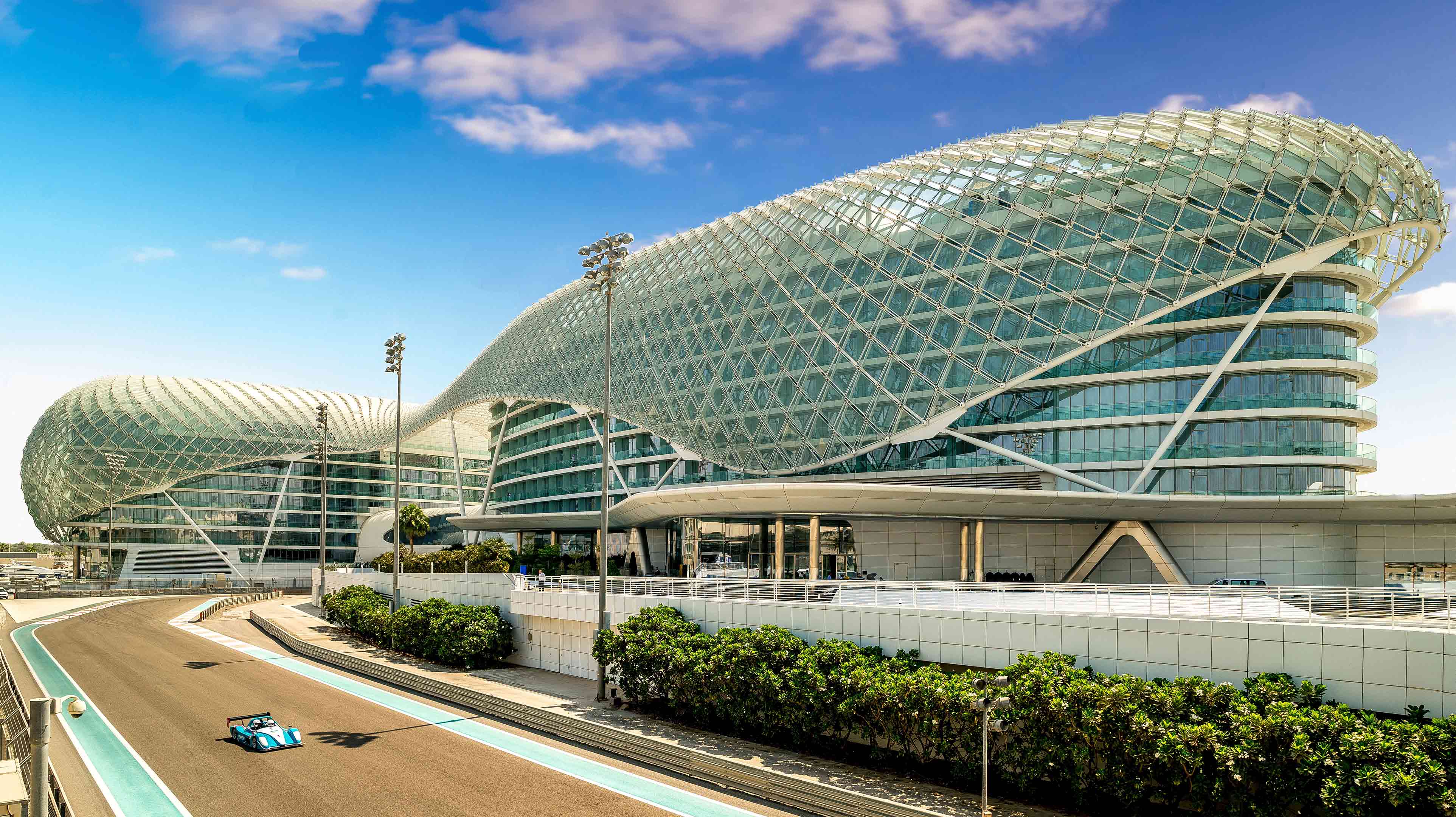 Exterior of the W Abu Dhabi Yas Island