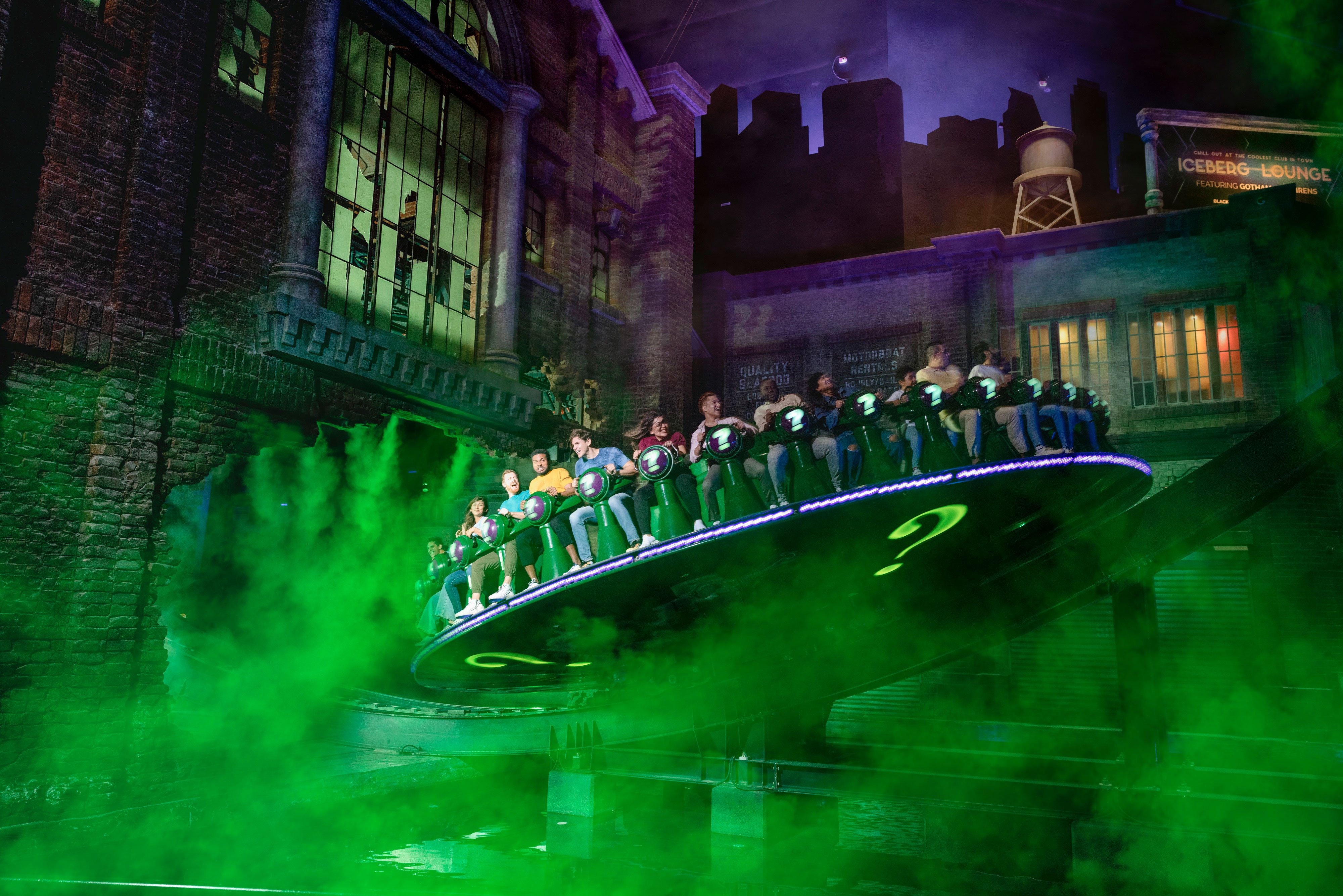 A ride at Warner Bros World Abu Dhabi